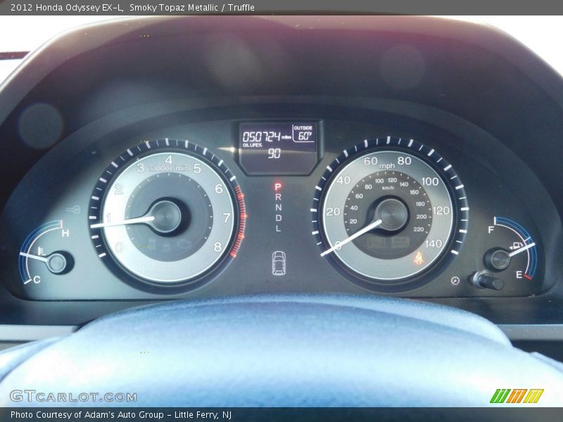 Smoky Topaz Metallic / Truffle 2012 Honda Odyssey EX-L