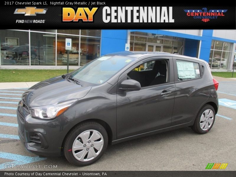 Nightfall Gray Metallic / Jet Black 2017 Chevrolet Spark LS