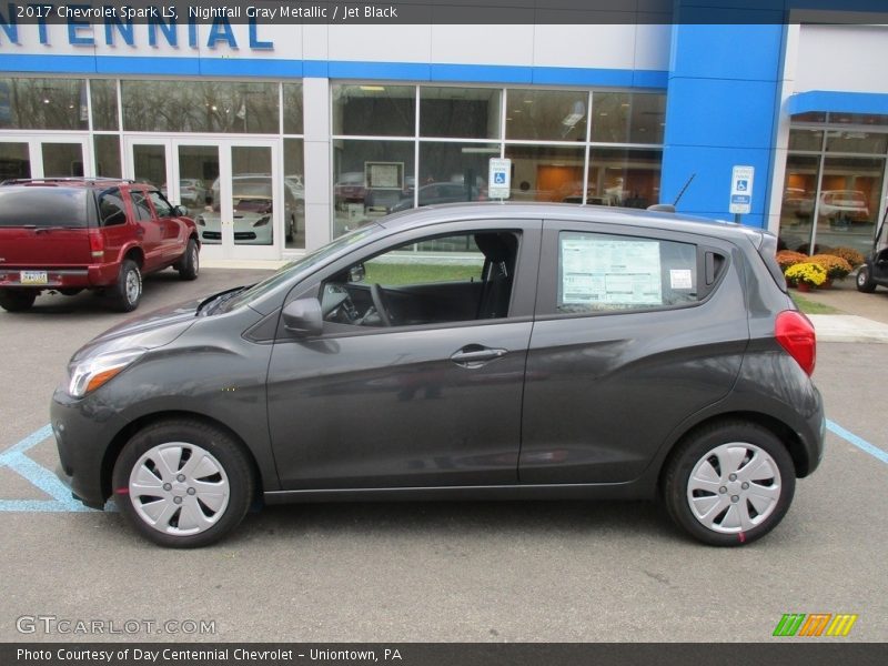 Nightfall Gray Metallic / Jet Black 2017 Chevrolet Spark LS