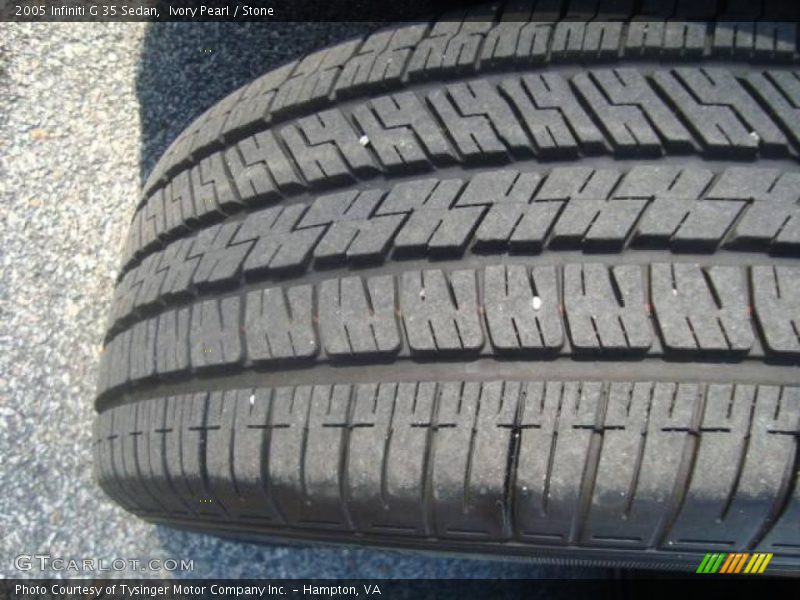Ivory Pearl / Stone 2005 Infiniti G 35 Sedan