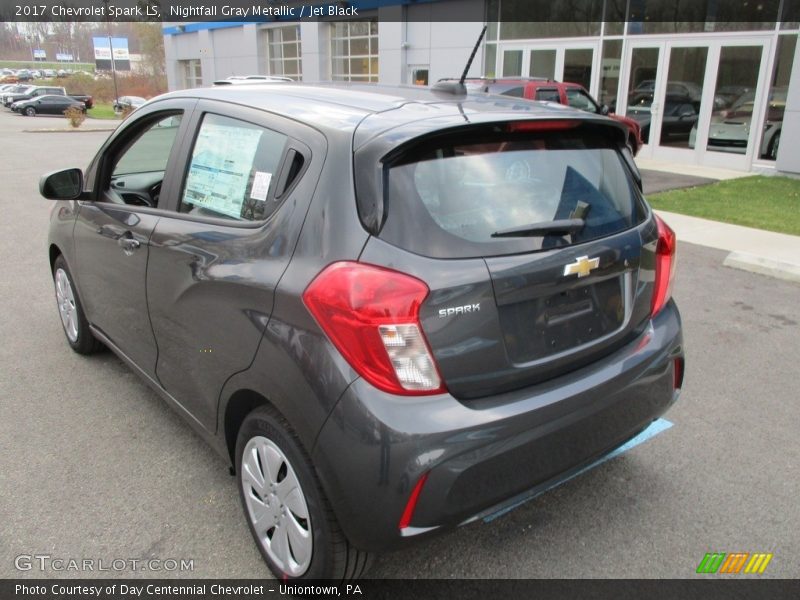 Nightfall Gray Metallic / Jet Black 2017 Chevrolet Spark LS