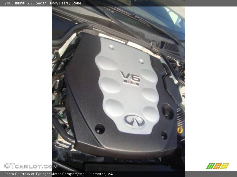 Ivory Pearl / Stone 2005 Infiniti G 35 Sedan