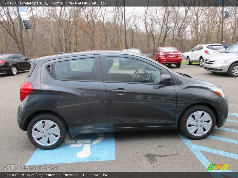 Nightfall Gray Metallic / Jet Black 2017 Chevrolet Spark LS