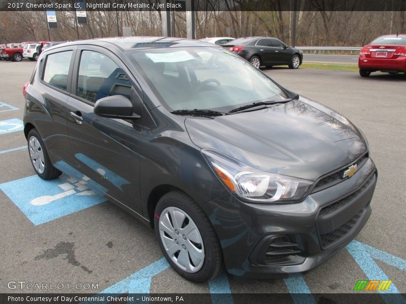 Nightfall Gray Metallic / Jet Black 2017 Chevrolet Spark LS