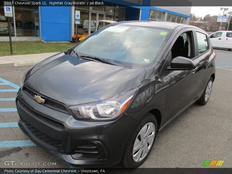 Nightfall Gray Metallic / Jet Black 2017 Chevrolet Spark LS