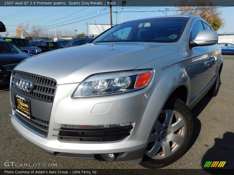 Quartz Grey Metallic / Black 2007 Audi Q7 3.6 Premium quattro