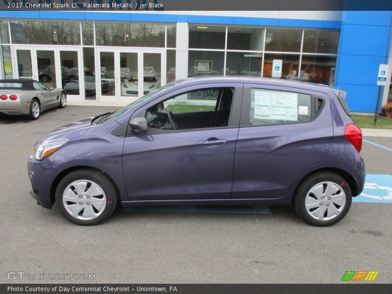 Kalamata Metallic / Jet Black 2017 Chevrolet Spark LS