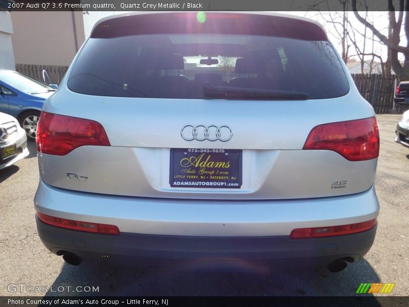 Quartz Grey Metallic / Black 2007 Audi Q7 3.6 Premium quattro
