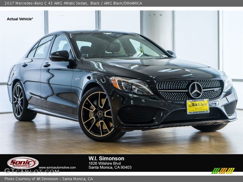 Black / AMG Black/DINAMICA 2017 Mercedes-Benz C 43 AMG 4Matic Sedan