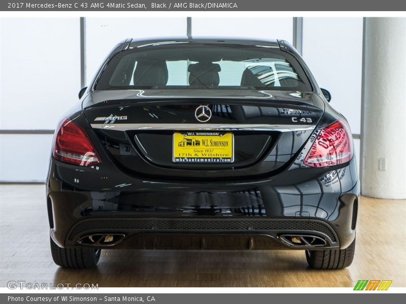 Black / AMG Black/DINAMICA 2017 Mercedes-Benz C 43 AMG 4Matic Sedan