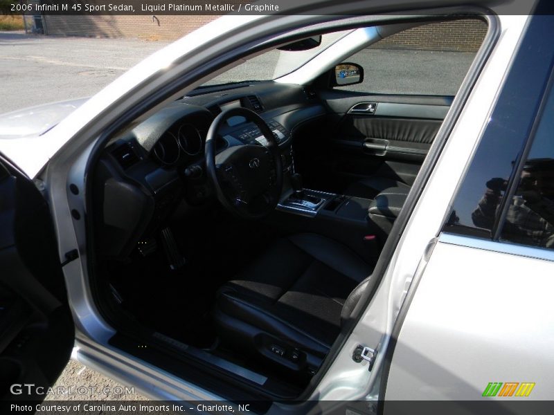 Liquid Platinum Metallic / Graphite 2006 Infiniti M 45 Sport Sedan