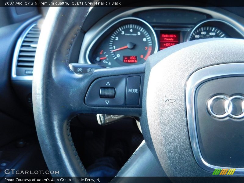 Quartz Grey Metallic / Black 2007 Audi Q7 3.6 Premium quattro