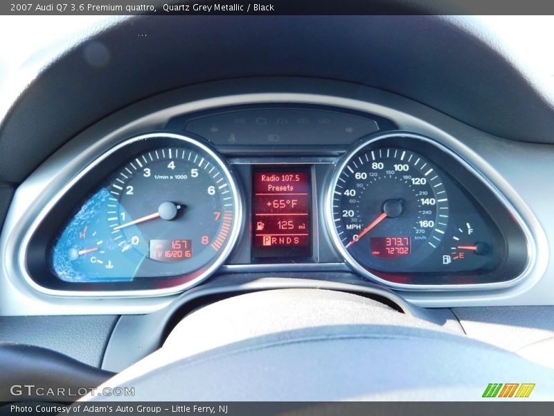 Quartz Grey Metallic / Black 2007 Audi Q7 3.6 Premium quattro