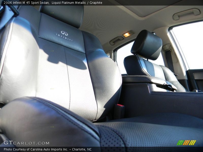 Liquid Platinum Metallic / Graphite 2006 Infiniti M 45 Sport Sedan