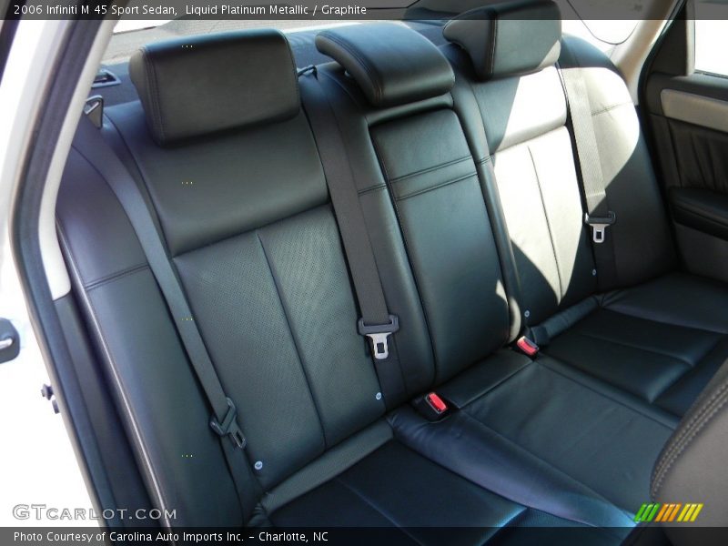 Liquid Platinum Metallic / Graphite 2006 Infiniti M 45 Sport Sedan