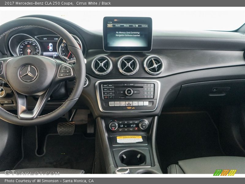 Cirrus White / Black 2017 Mercedes-Benz CLA 250 Coupe