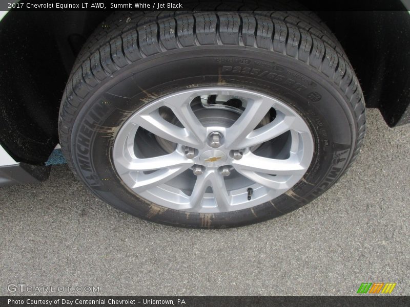 Summit White / Jet Black 2017 Chevrolet Equinox LT AWD