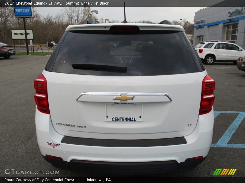 Summit White / Jet Black 2017 Chevrolet Equinox LT AWD