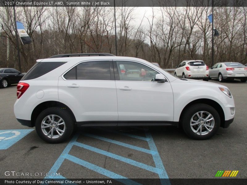 Summit White / Jet Black 2017 Chevrolet Equinox LT AWD