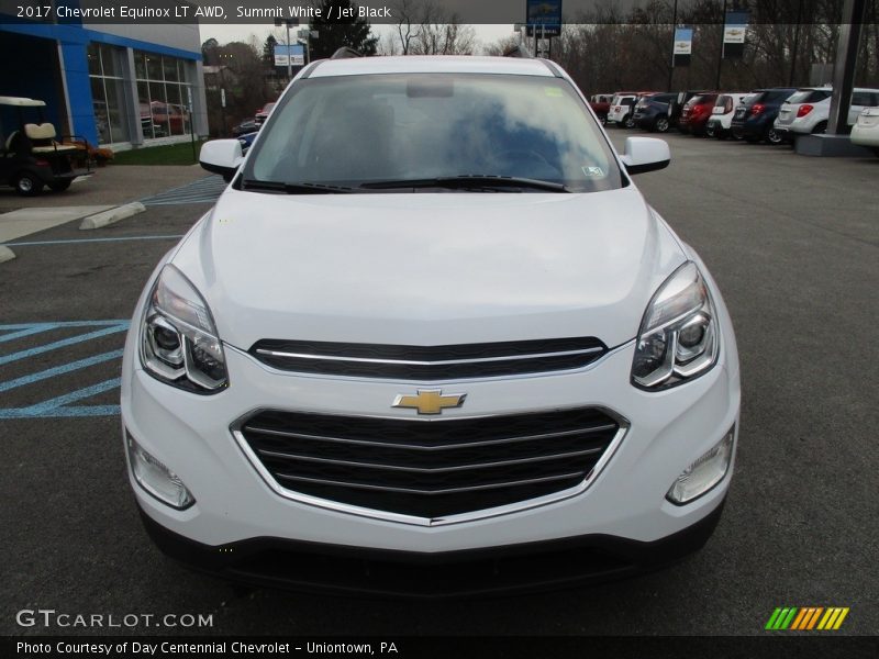 Summit White / Jet Black 2017 Chevrolet Equinox LT AWD