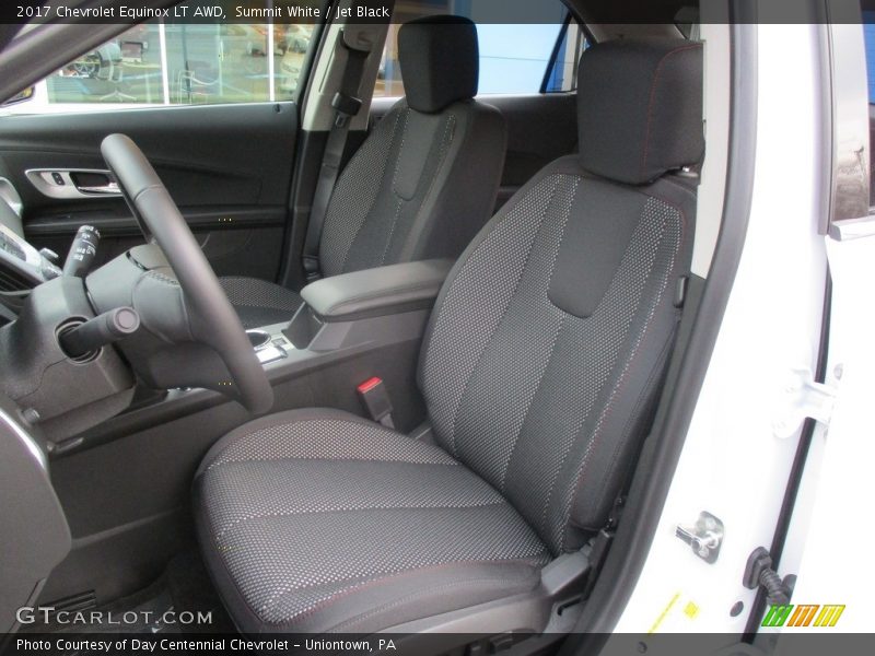 Summit White / Jet Black 2017 Chevrolet Equinox LT AWD
