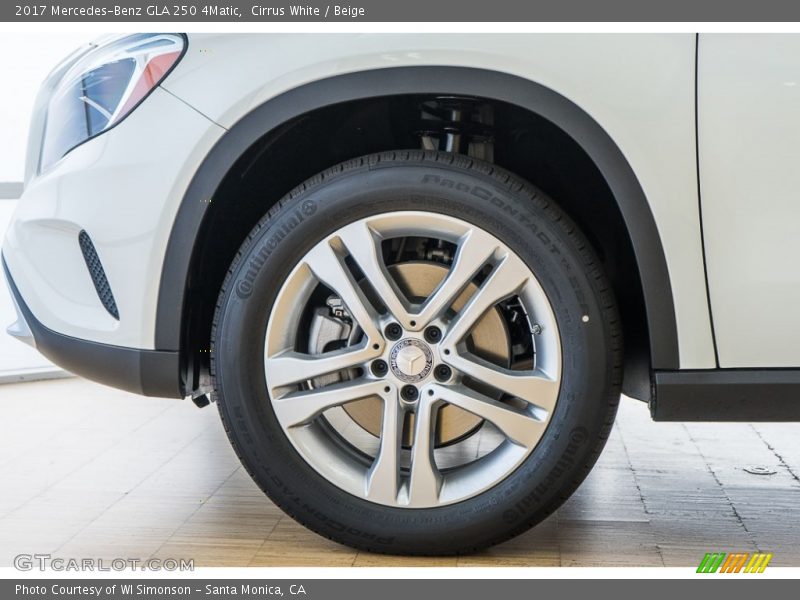 Cirrus White / Beige 2017 Mercedes-Benz GLA 250 4Matic