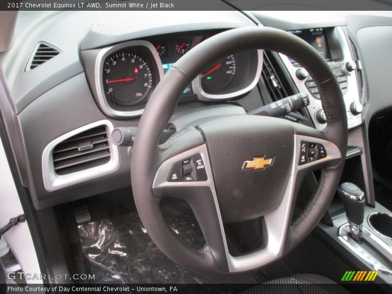 Summit White / Jet Black 2017 Chevrolet Equinox LT AWD
