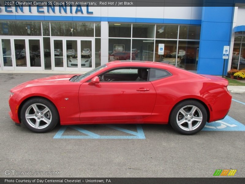 Red Hot / Jet Black 2017 Chevrolet Camaro SS Coupe 50th Anniversary