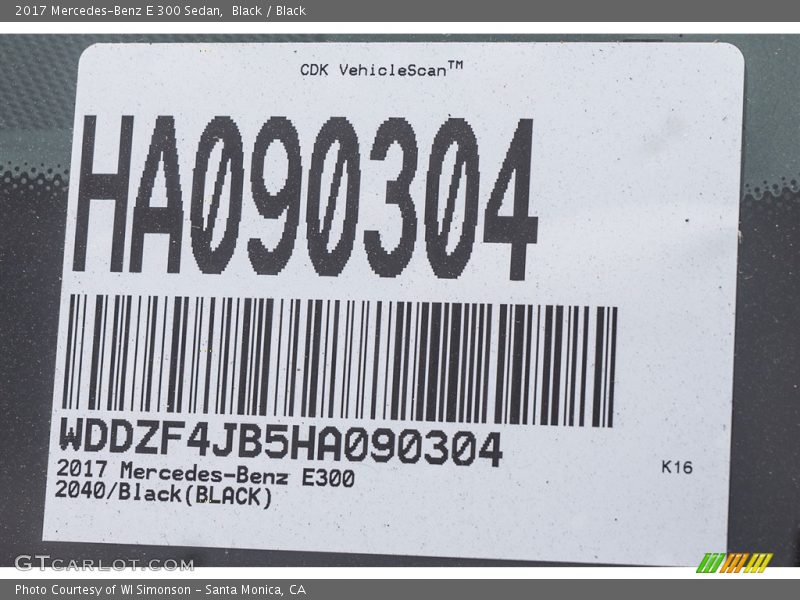Black / Black 2017 Mercedes-Benz E 300 Sedan