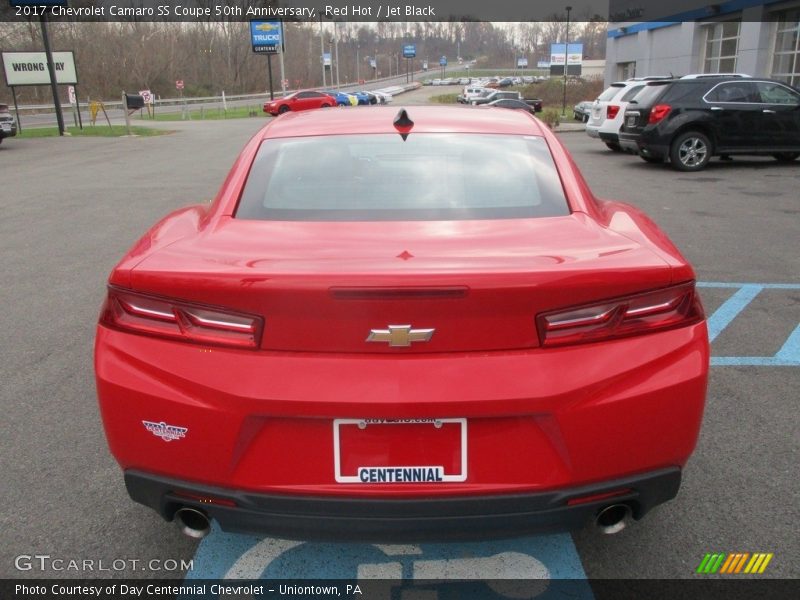 Red Hot / Jet Black 2017 Chevrolet Camaro SS Coupe 50th Anniversary