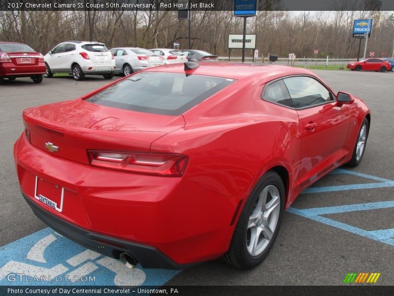 Red Hot / Jet Black 2017 Chevrolet Camaro SS Coupe 50th Anniversary
