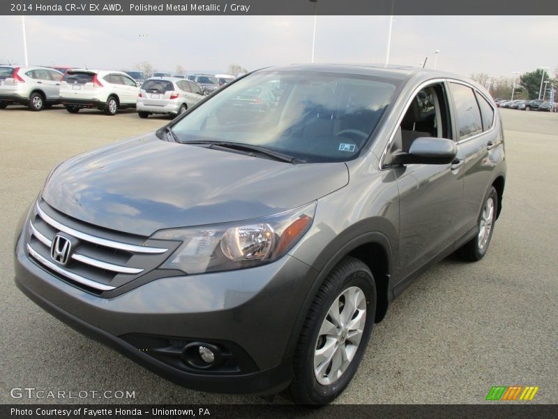 Polished Metal Metallic / Gray 2014 Honda CR-V EX AWD