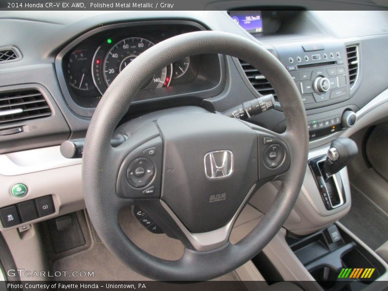 Polished Metal Metallic / Gray 2014 Honda CR-V EX AWD