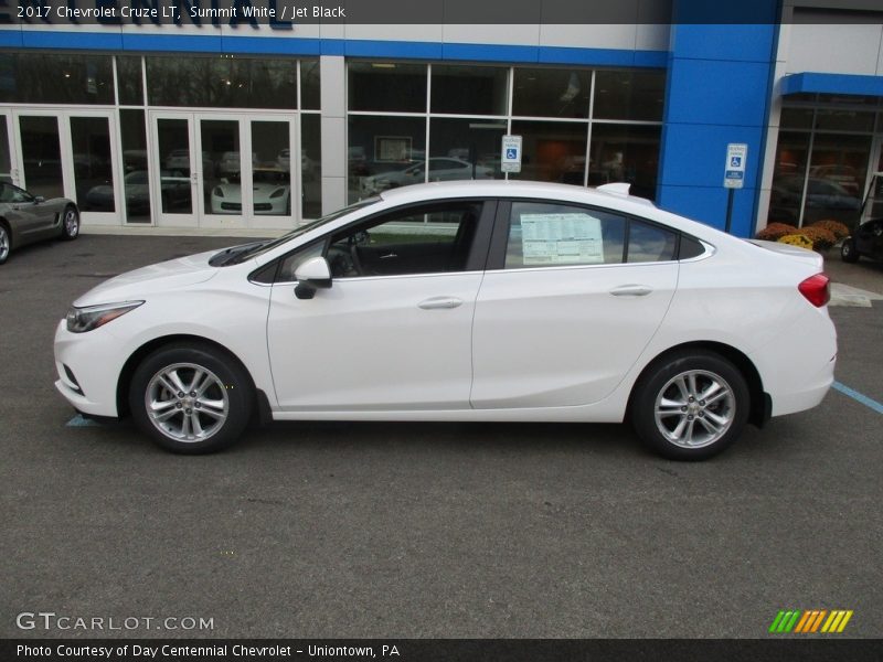 Summit White / Jet Black 2017 Chevrolet Cruze LT