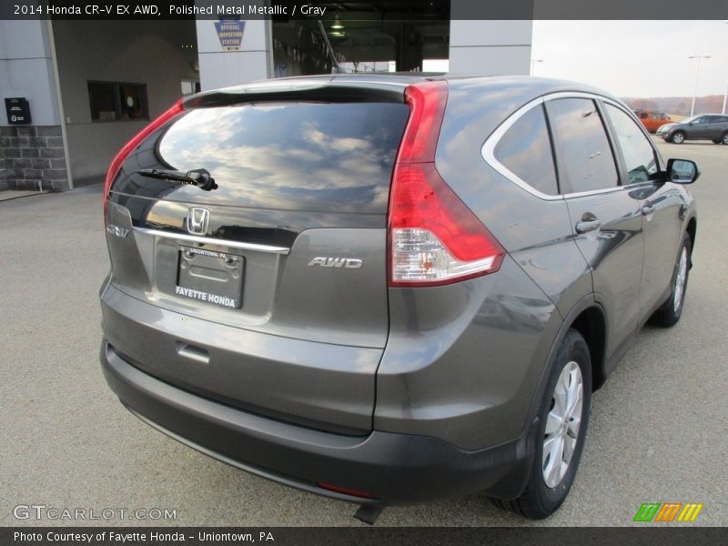Polished Metal Metallic / Gray 2014 Honda CR-V EX AWD