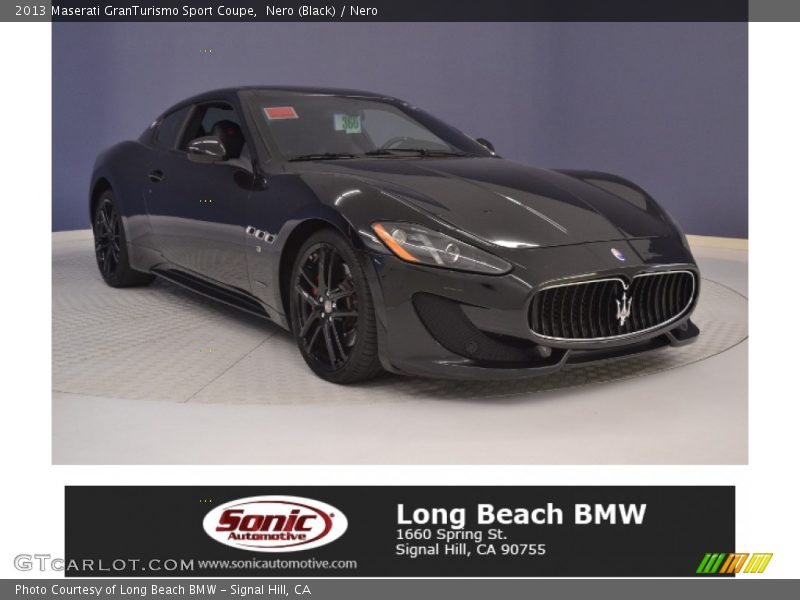 Nero (Black) / Nero 2013 Maserati GranTurismo Sport Coupe