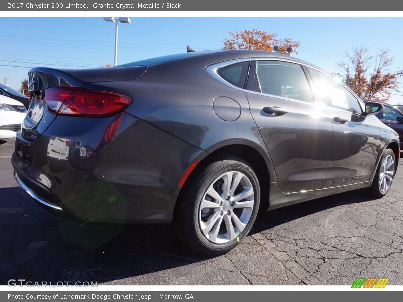 Granite Crystal Metallic / Black 2017 Chrysler 200 Limited