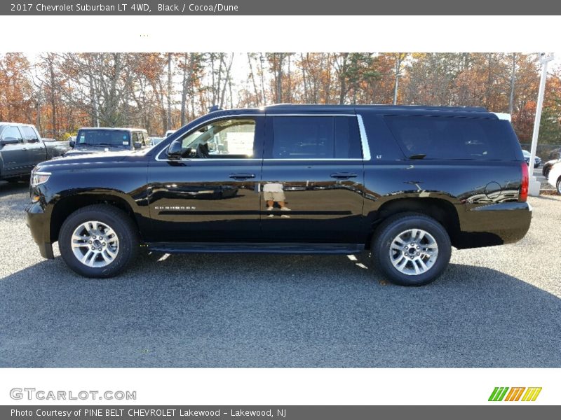 Black / Cocoa/Dune 2017 Chevrolet Suburban LT 4WD