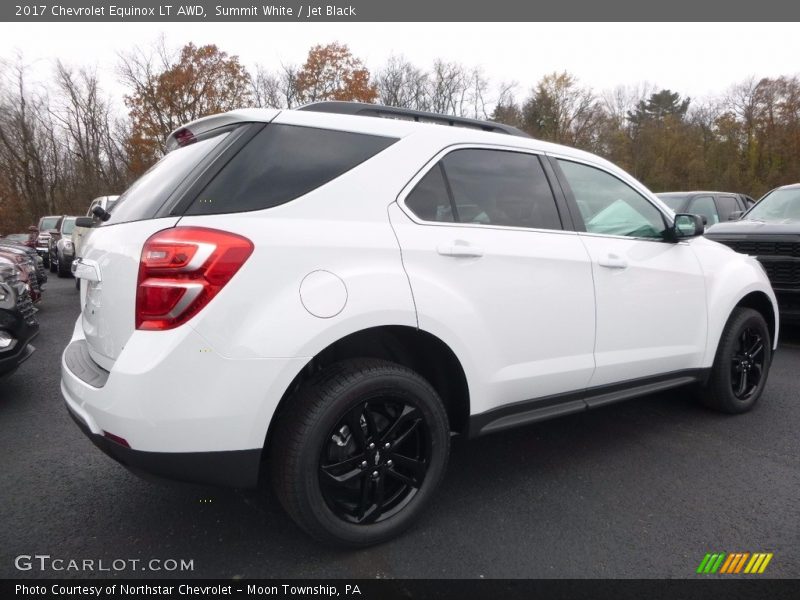 Summit White / Jet Black 2017 Chevrolet Equinox LT AWD