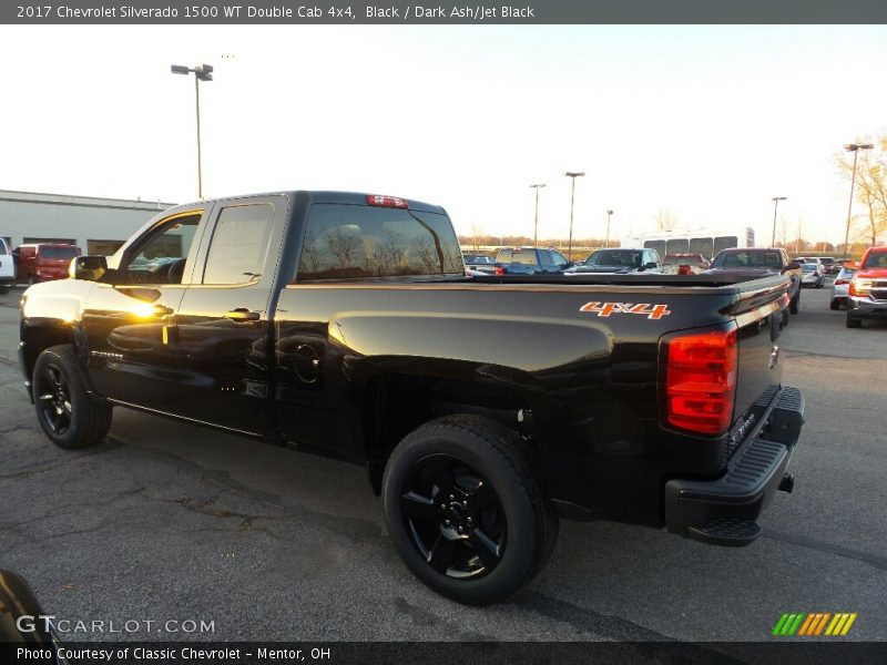 Black / Dark Ash/Jet Black 2017 Chevrolet Silverado 1500 WT Double Cab 4x4