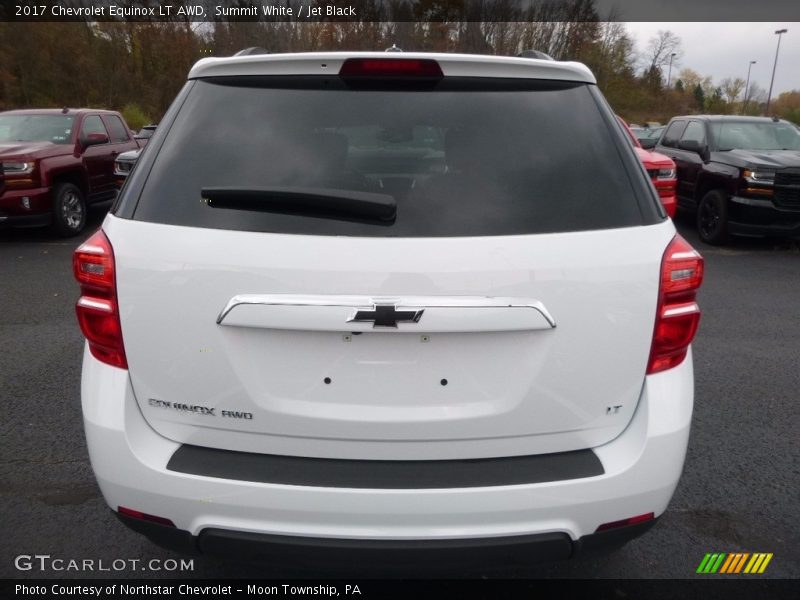 Summit White / Jet Black 2017 Chevrolet Equinox LT AWD