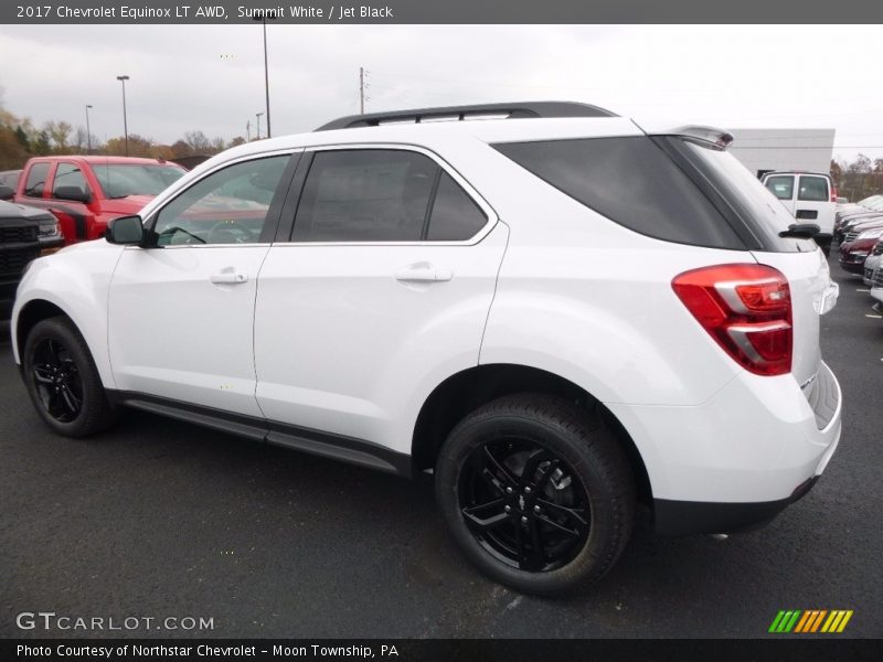 Summit White / Jet Black 2017 Chevrolet Equinox LT AWD
