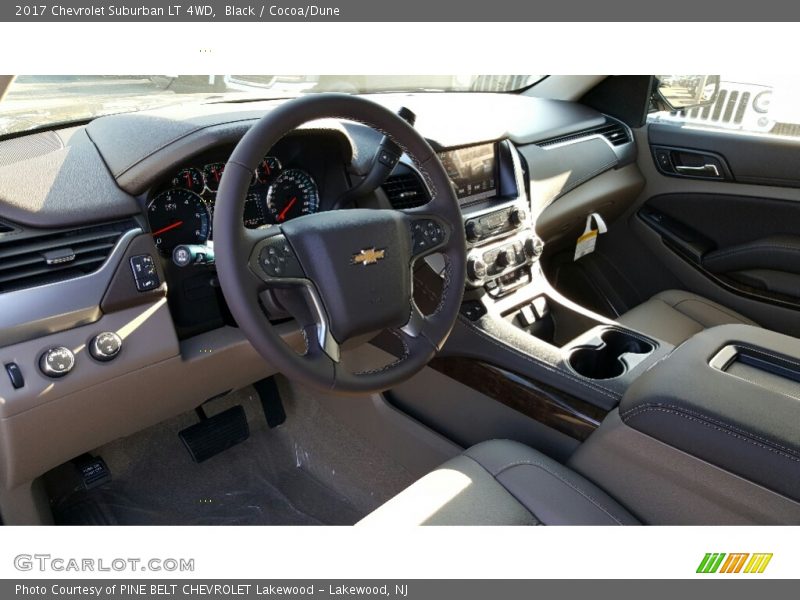 Black / Cocoa/Dune 2017 Chevrolet Suburban LT 4WD