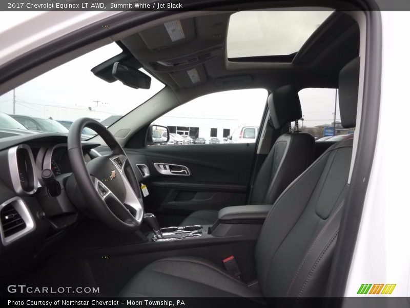 Summit White / Jet Black 2017 Chevrolet Equinox LT AWD