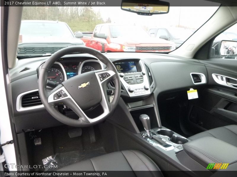 Summit White / Jet Black 2017 Chevrolet Equinox LT AWD