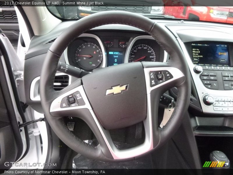 Summit White / Jet Black 2017 Chevrolet Equinox LT AWD