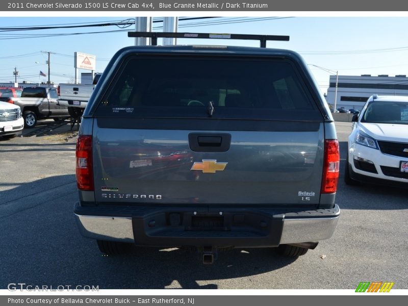 Blue Granite Metallic / Dark Titanium 2011 Chevrolet Silverado 1500 LS Crew Cab 4x4