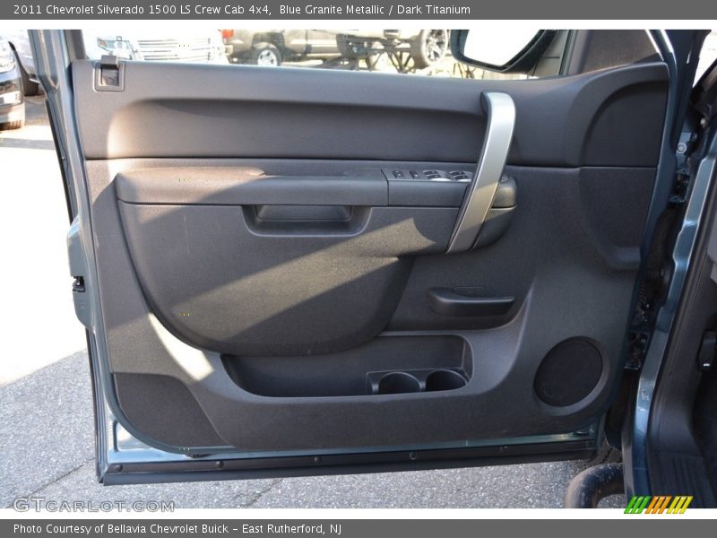 Blue Granite Metallic / Dark Titanium 2011 Chevrolet Silverado 1500 LS Crew Cab 4x4