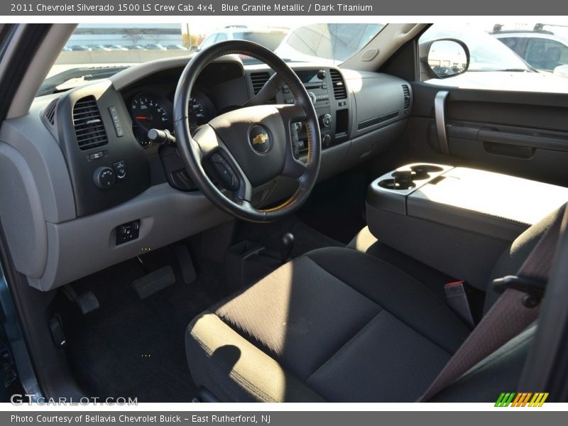 Blue Granite Metallic / Dark Titanium 2011 Chevrolet Silverado 1500 LS Crew Cab 4x4