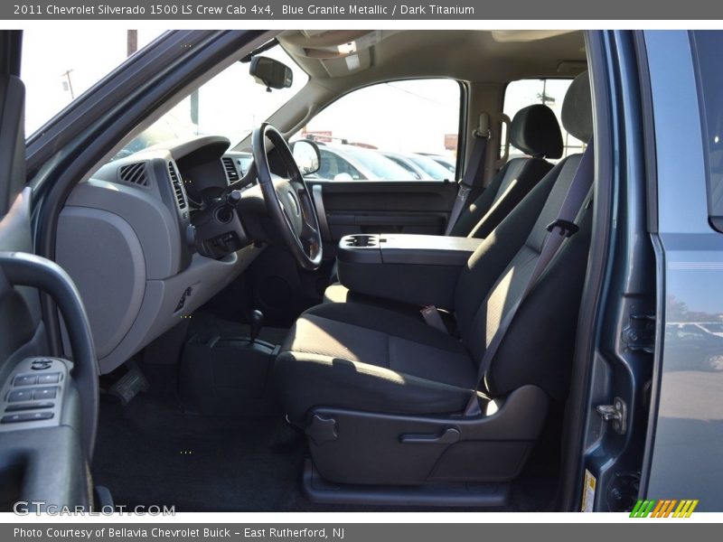 Blue Granite Metallic / Dark Titanium 2011 Chevrolet Silverado 1500 LS Crew Cab 4x4
